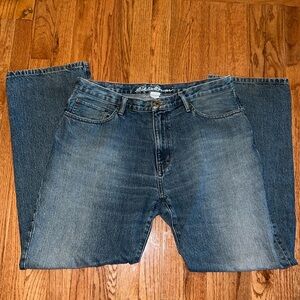 Eddie Bauer Men’s Denim Medium Wash Relaxed Fit Jeans Size 36 x 32
